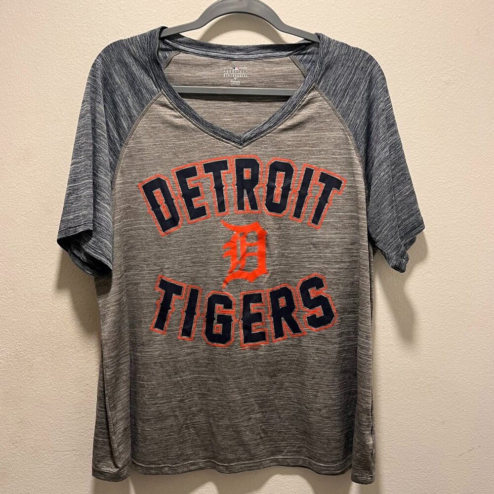 Detroit Tigers Baseball Ladies Top Genuine Merchandise Campus Lifestyle  1X